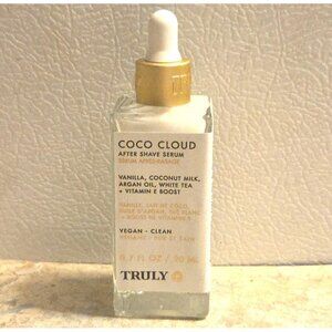 Truly Coco Cloud After Shave Serum 0.7 oz Travel Size NEW Anthropologie Clean